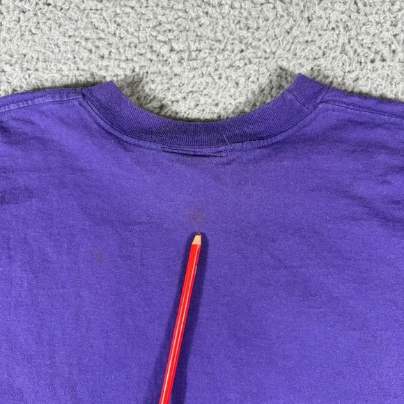 Vintage Colorado Rockies T-Shirt Mens XL Purple 90s MLB Baseball USA - Picture 9 of 10